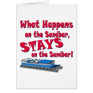 På Sandbar Hälsningskort