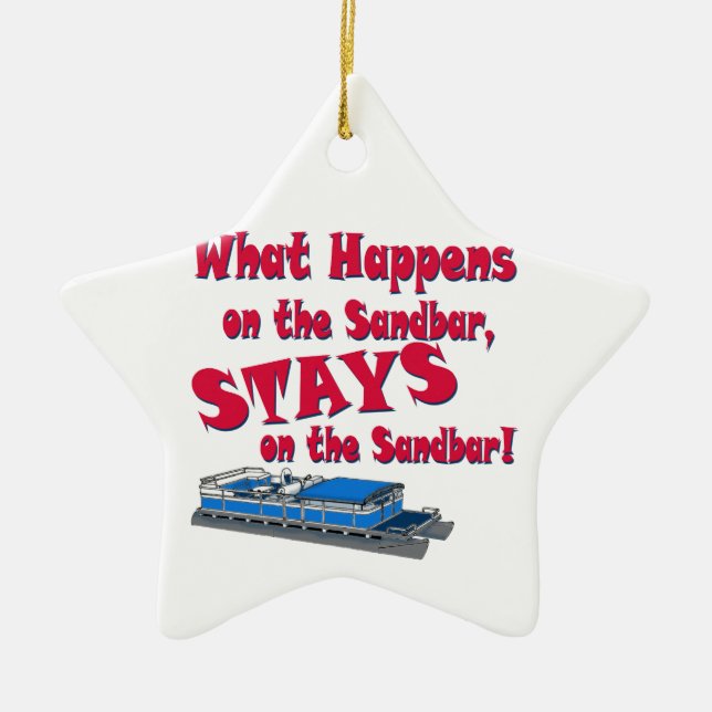 På Sandbar Julgransprydnad Keramik (Framsidan)