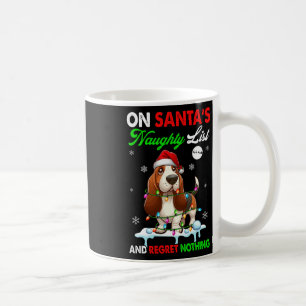 På Santa's Julafton Naughty List beklagar ingentin Kaffemugg