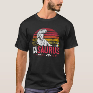 Pa Saurus Far s Day Pasaurus T Rex Dinosaur Gra Shirt