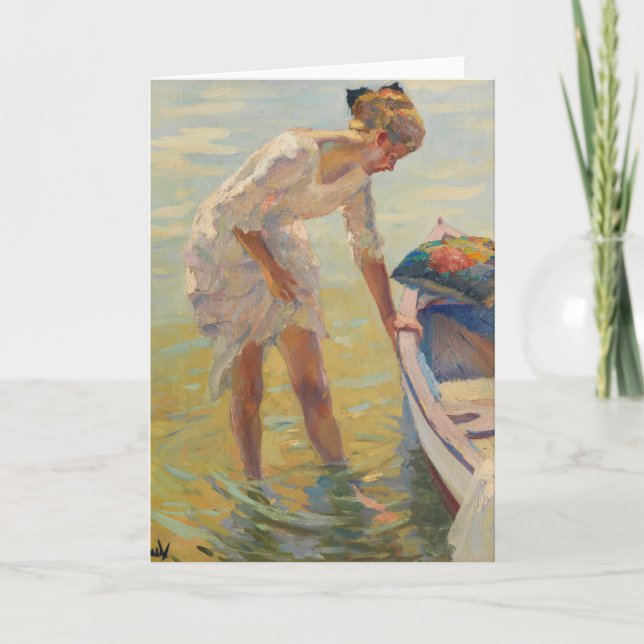 På Shore | Edward Cucuel Kort (Framsida)