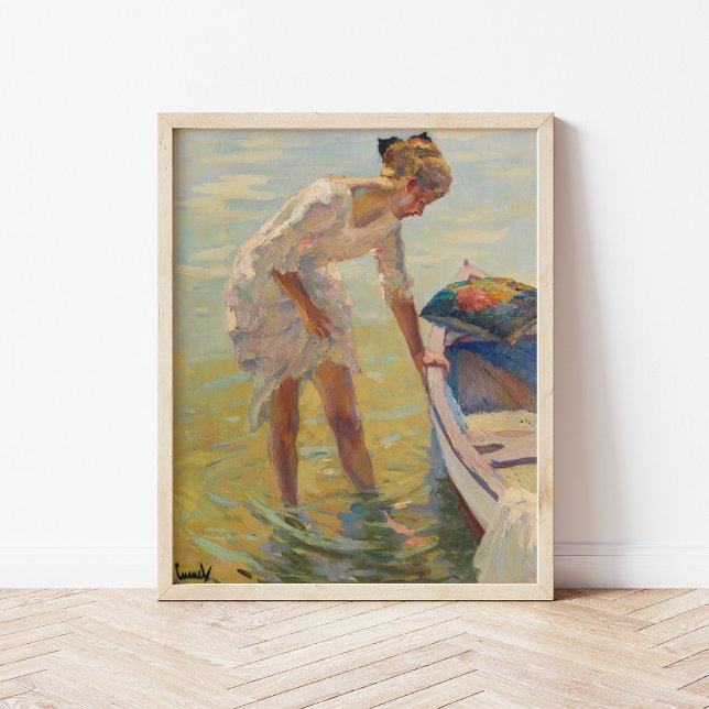 På Shore | Edward Cucuel Poster (Skapare uppladdad)