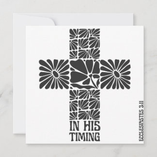 På sitt tids kristna Kor-kort Christian Faith Julkort