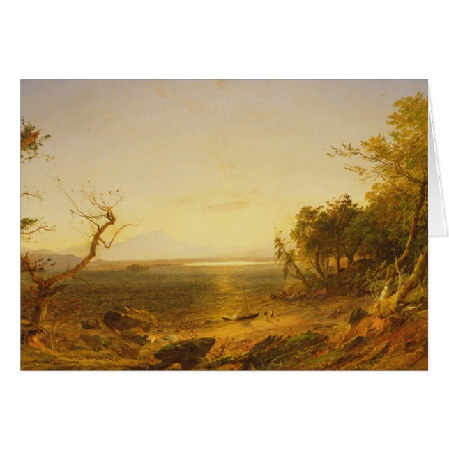 På sjön George Hälsningskort (Framsidan Horizontal)