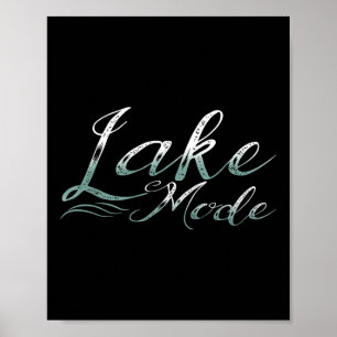 På sjön Tid Sommar sjö-läge Poster
