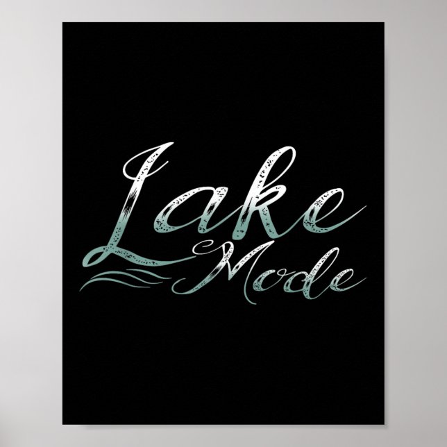 På sjön Tid Sommar sjö-läge  Poster (Framsidan)