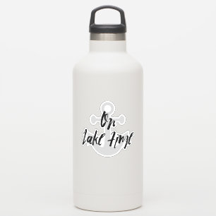På sjön Tid Vattenflaska Tumbler Klistermärken