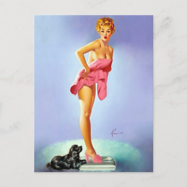 På skalan vykort (Framsida)