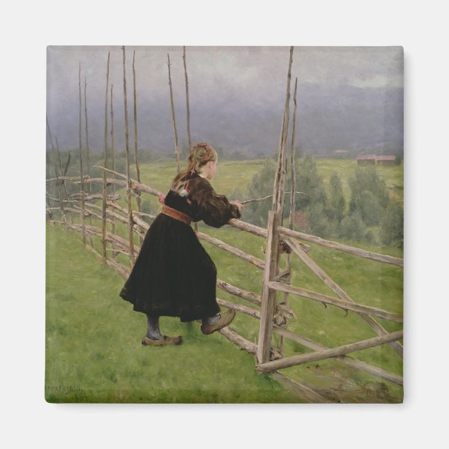 På slätten magnet (Framsidan)