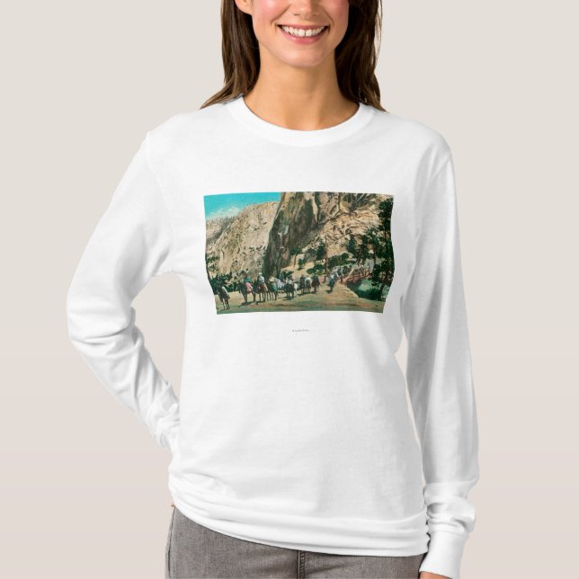 På slingan till Nevada nedgångar pekar glaciären T-shirt (Framsida)
