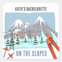 På Slopes Snö ski Bachelorette Helg