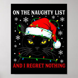 På snällist och ångra ingenting julkatt K Poster