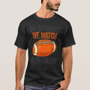 På Söndag tittar vi med pappa Funny Family Footba T Shirt