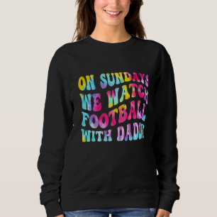 På Söndag tittar vi med pappa Funny Family Footba T Shirt