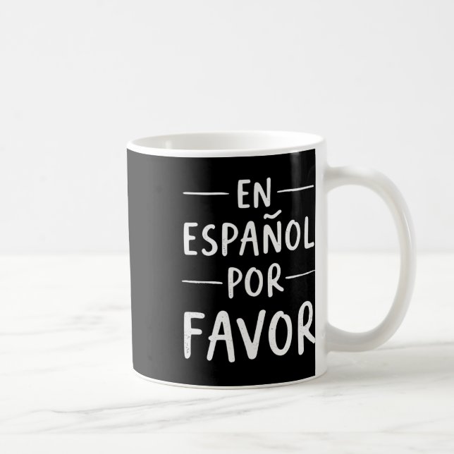 På spanska tack spansklärarinna  kaffemugg (Höger)