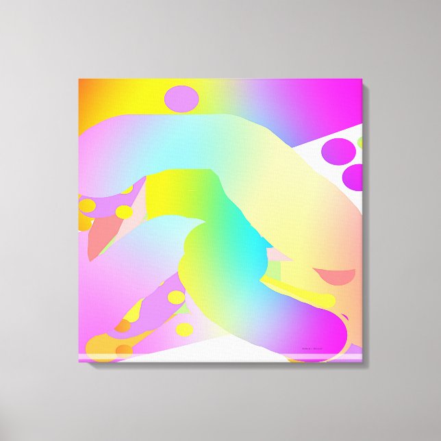 PÅ SPRÅNG CANVASTRYCK (Framsida)