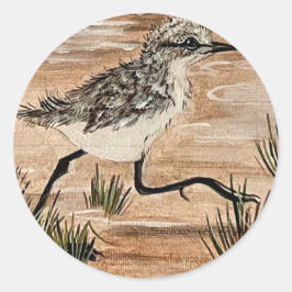 På Springa Sticker Runt Klistermärke