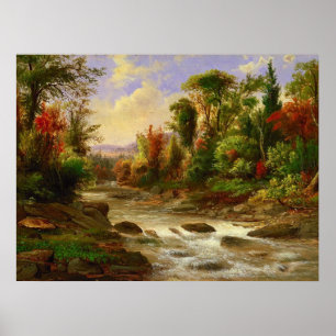 På St. Annes Öster Canada av Duncanson Poster
