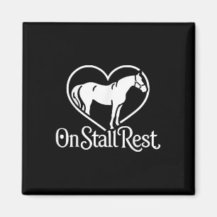 på Stall Rest, Heart Equestrian Horse Stable Magnet