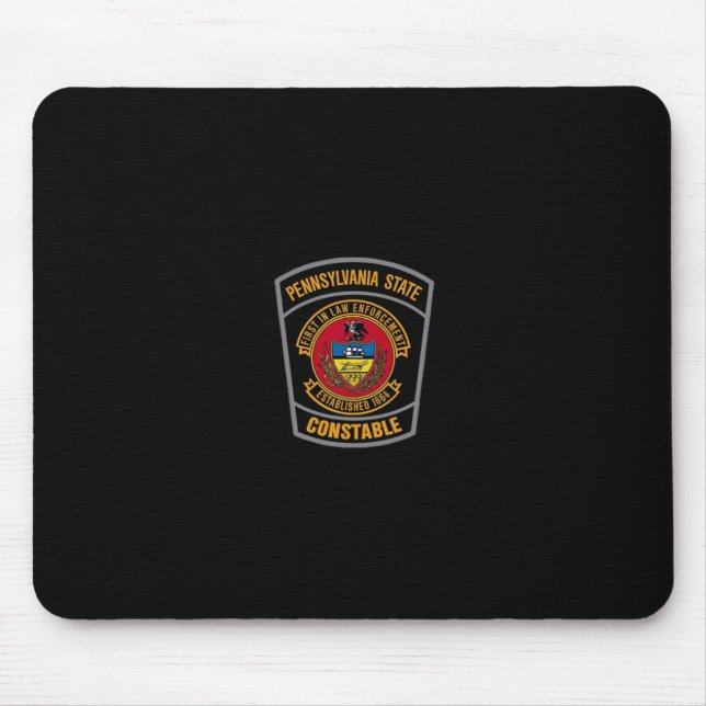 PA State Constable Mousepad Musmatta (Framsidan)