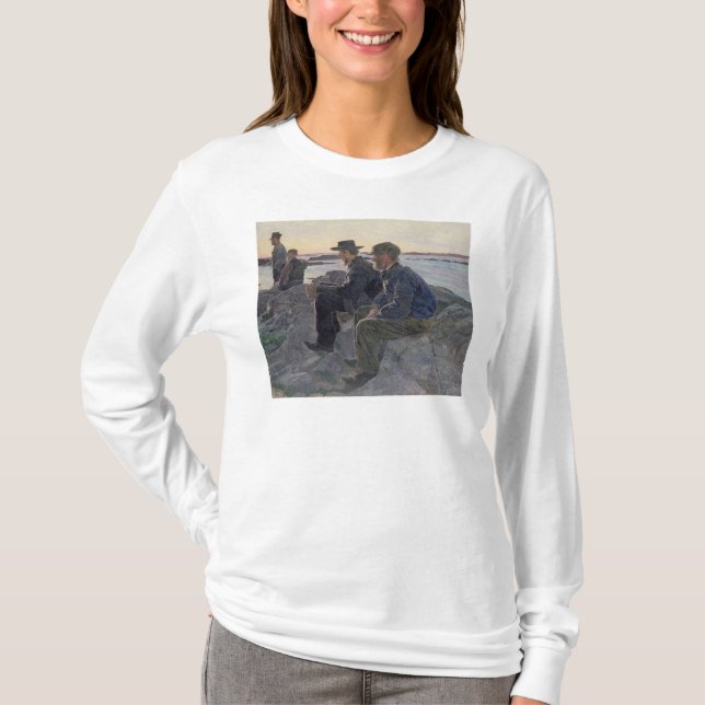 På stenarna på Fiskebackskil 1905-6 Tee (Framsida)