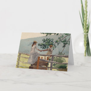 På Stile Winslow Homer Kort