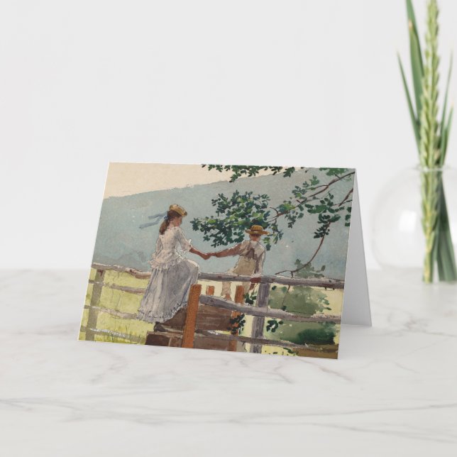 På Stile | Winslow Homer Kort (Framsida)