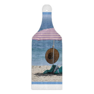 På stranden