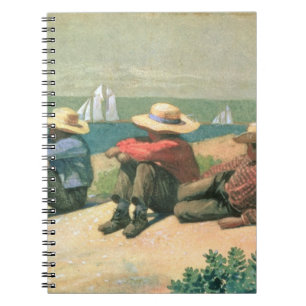 På stranden 1875 (w/c) anteckningsbok