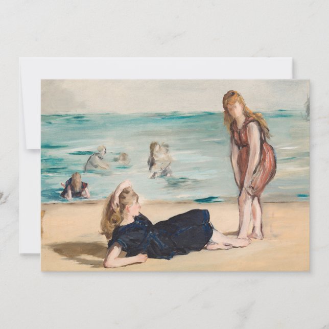 På stranden | Édouard Manet (Framsida)