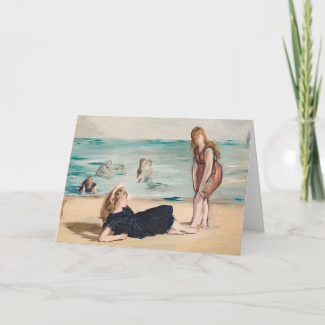 På stranden | Édouard Manet Kort (Framsida)