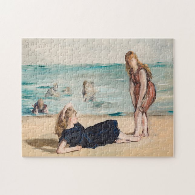 På stranden | Édouard Manet Pussel (Horisontell)