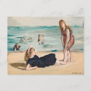 På stranden Édouard Manet Vykort
