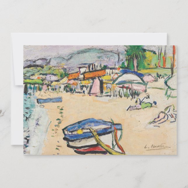 På stranden | George Leslie Hunter (Framsida)