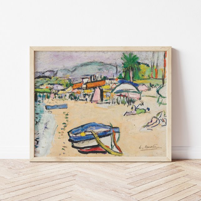 På stranden | George Leslie Hunter Poster (Skapare uppladdad)