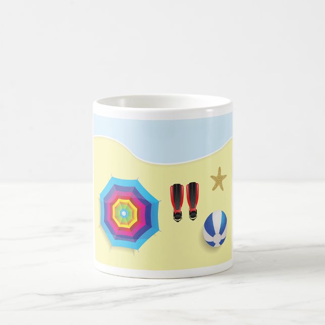 På stranden kaffemugg (Skapare uppladdad)