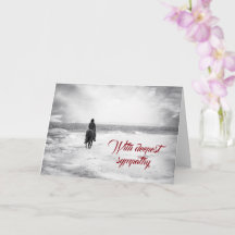 På stranden     - med djup sympati