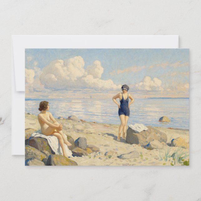 På stranden | Paul Fischer (Framsida)