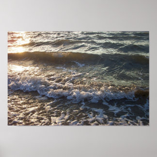 På stranden poster