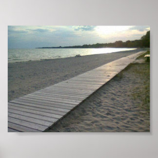 På stranden poster