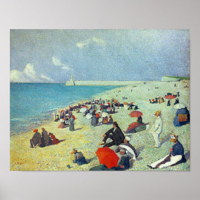 På stranden poster (Framsidan)