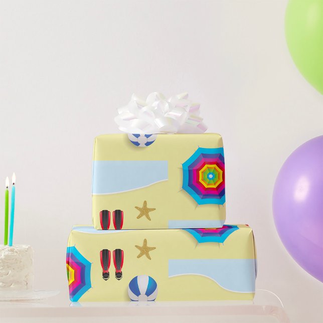 På stranden presentpapper (Skapare uppladdad)