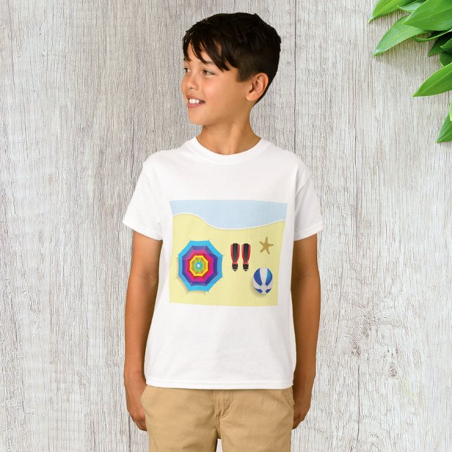 På stranden t shirt (Skapare uppladdad)