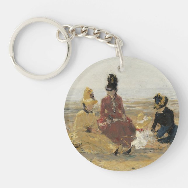 På stranden Trouville | 1887 (Framsidan)