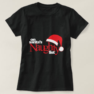 På stygga Santas lista T-shirt