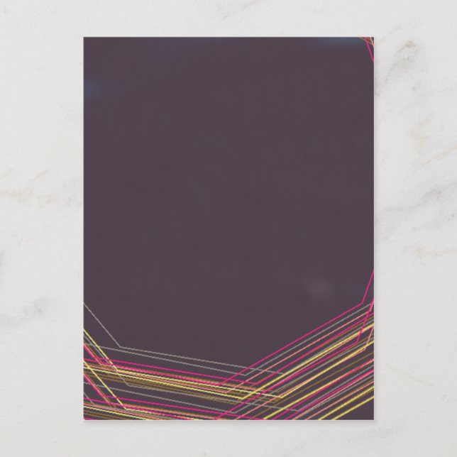 på svarta 0900-abstrakters konst vykort (Framsida)