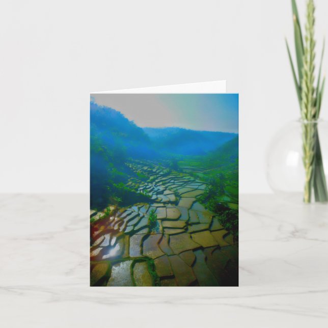 På tåg till Bandung Kort (Framsida)