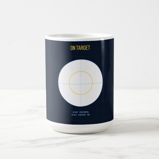 På Target — 90-tals Maximalistisk Kaffe kopp | Ret (Center)