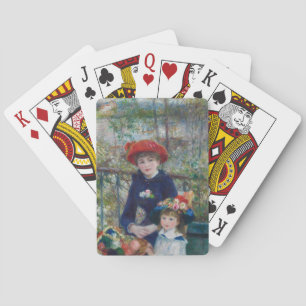 På terrassen, Impressionistisk porträtt, Renoir Casinokort