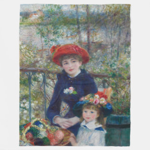 På terrassen, Impressionistisk porträtt, Renoir Fleecefilt